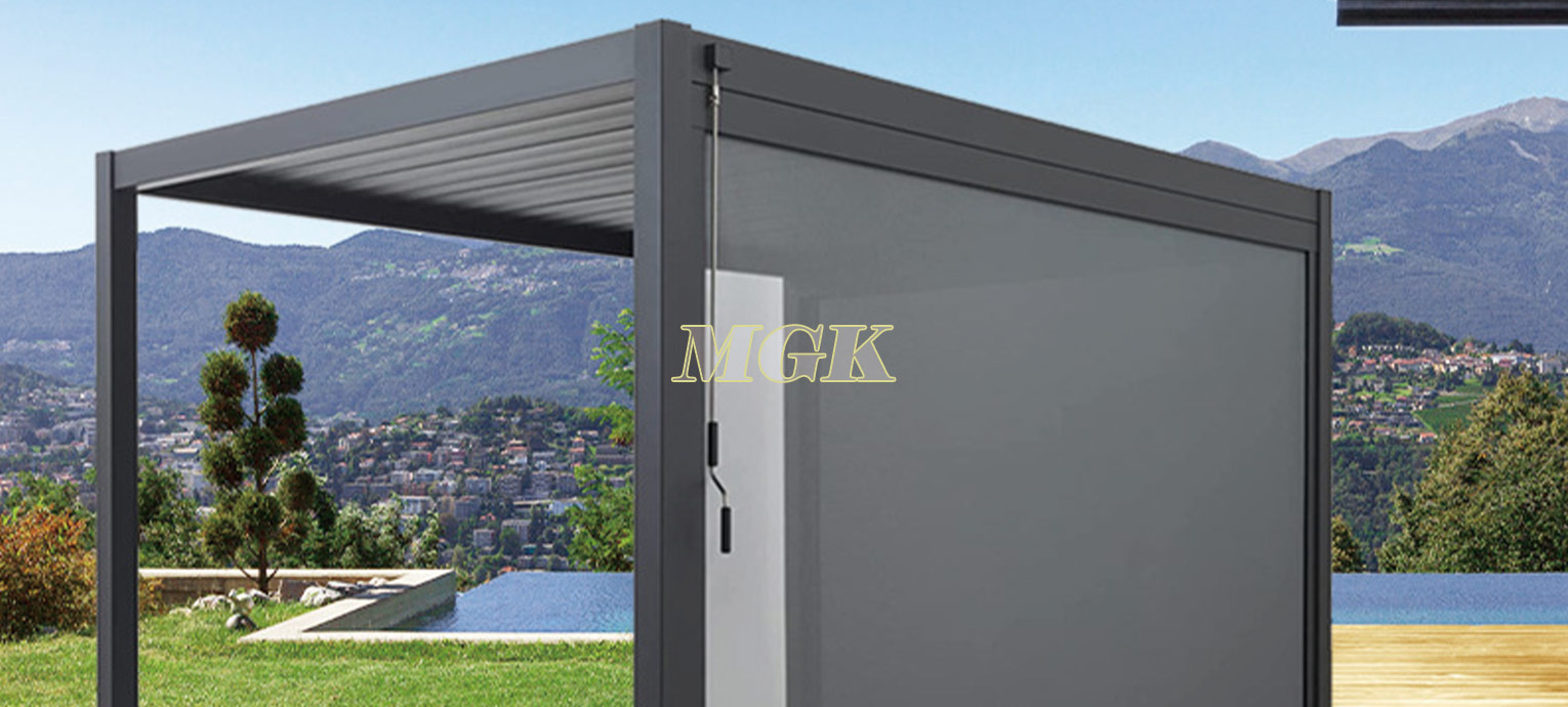 Pergola extérieure en aluminium imperméable