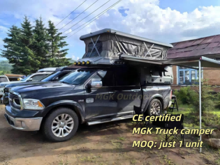Solutions de camping-cars pour pick-up certifiées CE, fabriquées par MGK