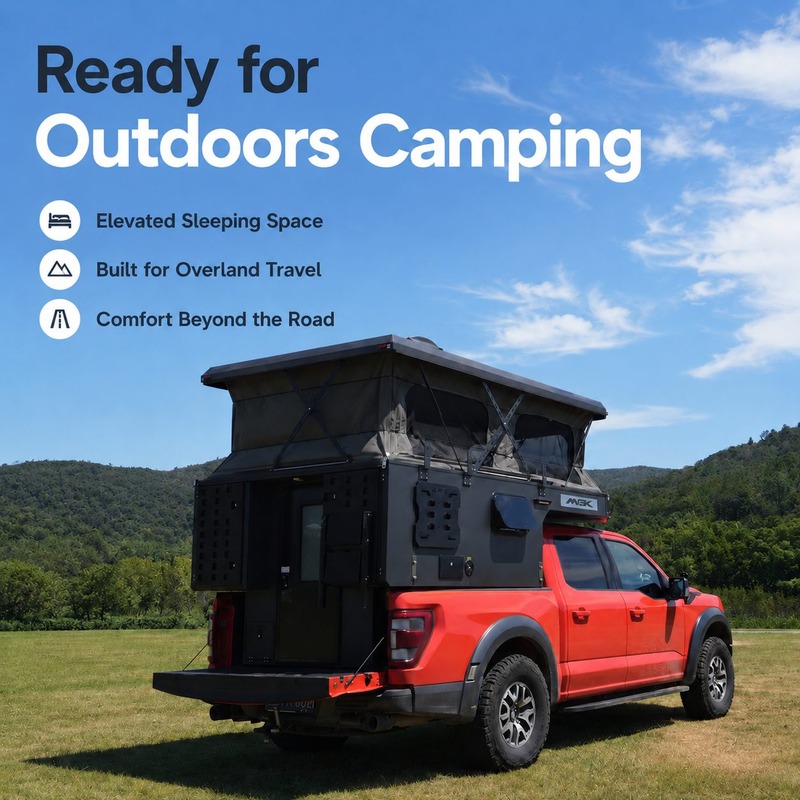 Cellules de camping-car MGK à toit relevable — Conçues pour les concessionnaires, pensées pour l'aventure