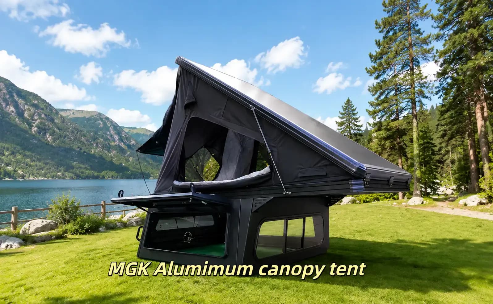 Tente-abri en aluminium MGK&nbsp;: conçue pour des solutions de camping fiables en pick-up