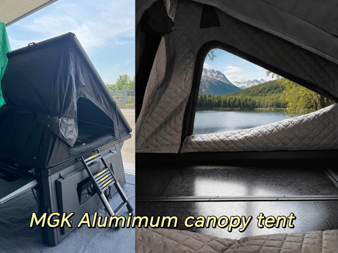 Présentation de la tente-auvent en aluminium MGK : Utilisation facile et confort optimal pour la vie en plein air