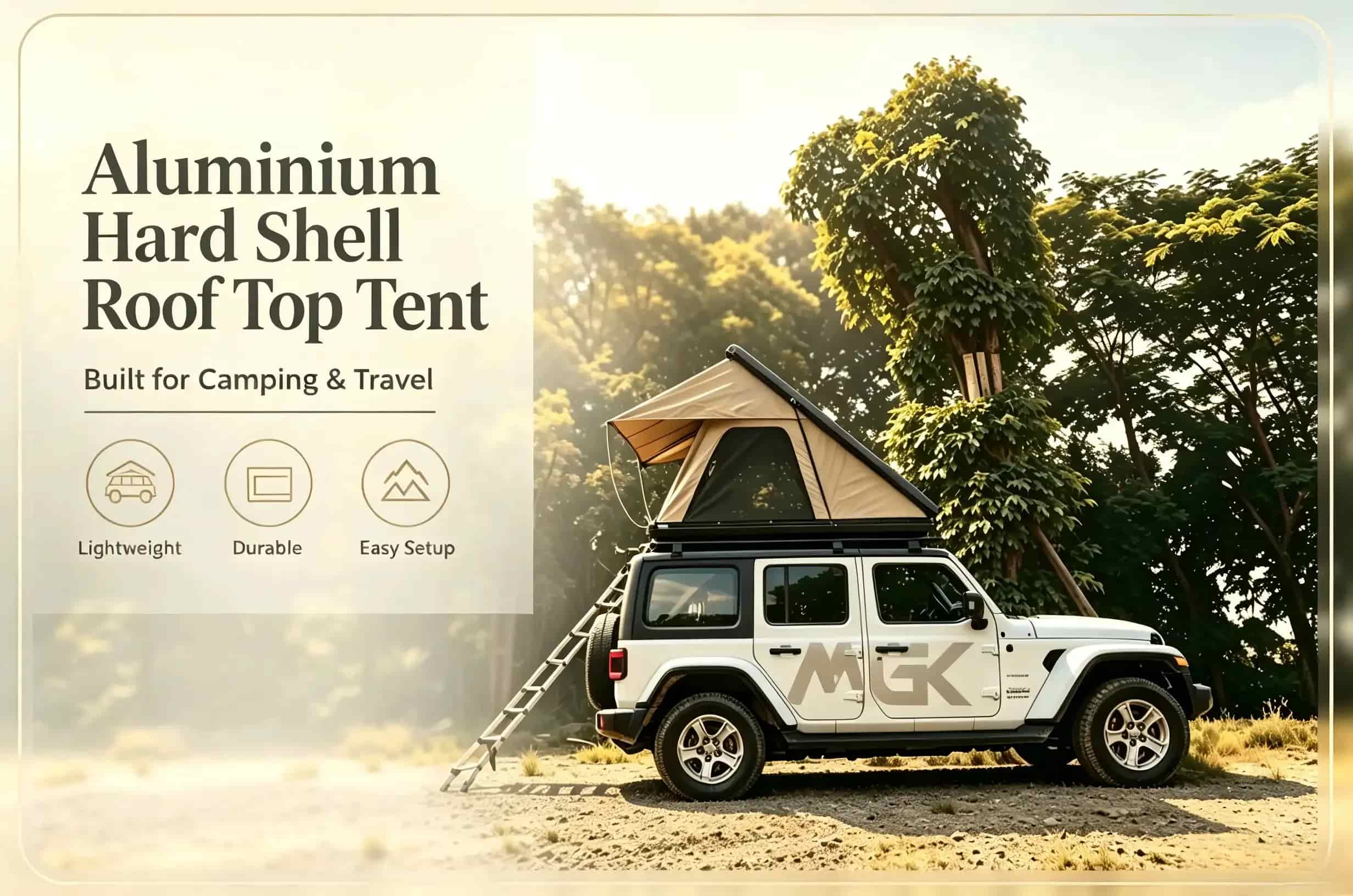 Cellule de camping-car tout-terrain en aluminium pleine grandeur pour Ford F-150 et Toyota Tundra1